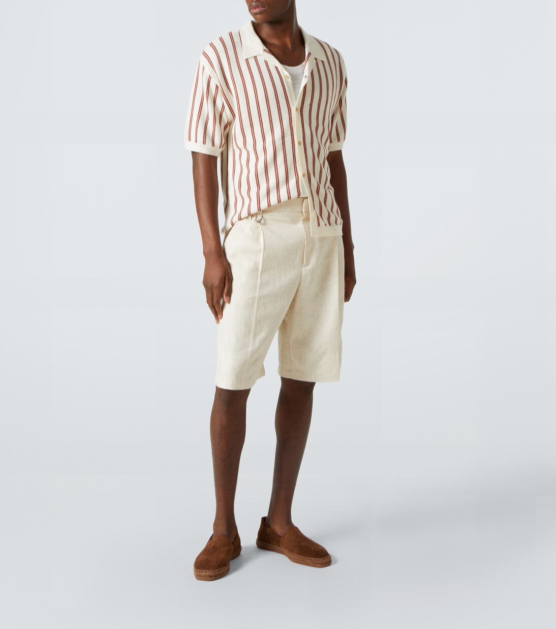 Striped wool shirt | King & Tuckfield
