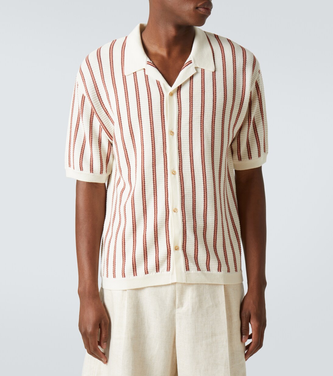 Striped wool shirt | King & Tuckfield