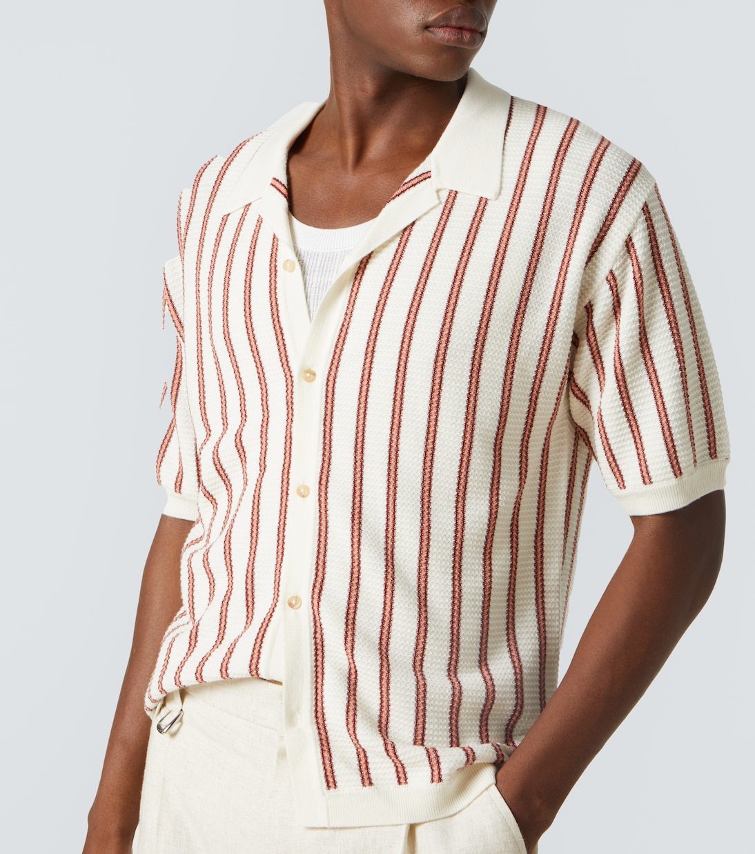 Striped wool shirt | King & Tuckfield