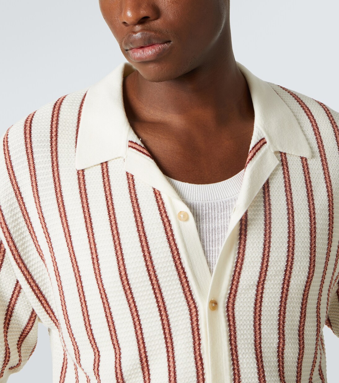 Striped wool shirt | King & Tuckfield