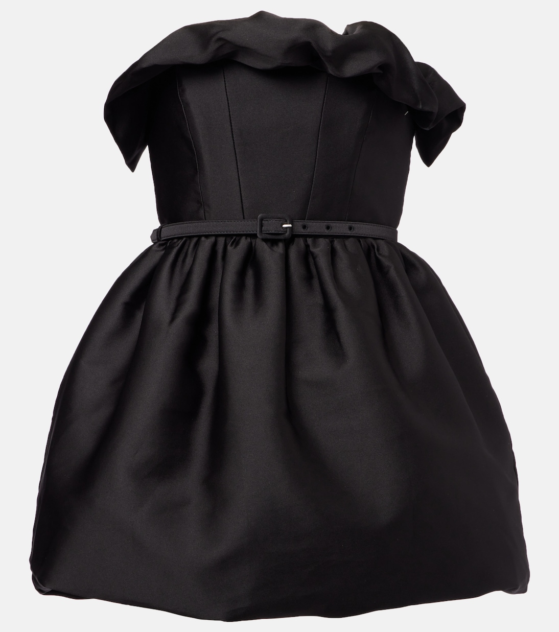 Ruffled draped strapless minidress | Roland Mouret