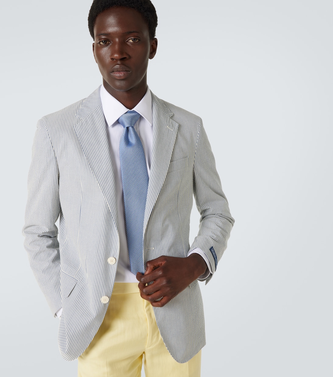 Silk jacquard tie | Charvet