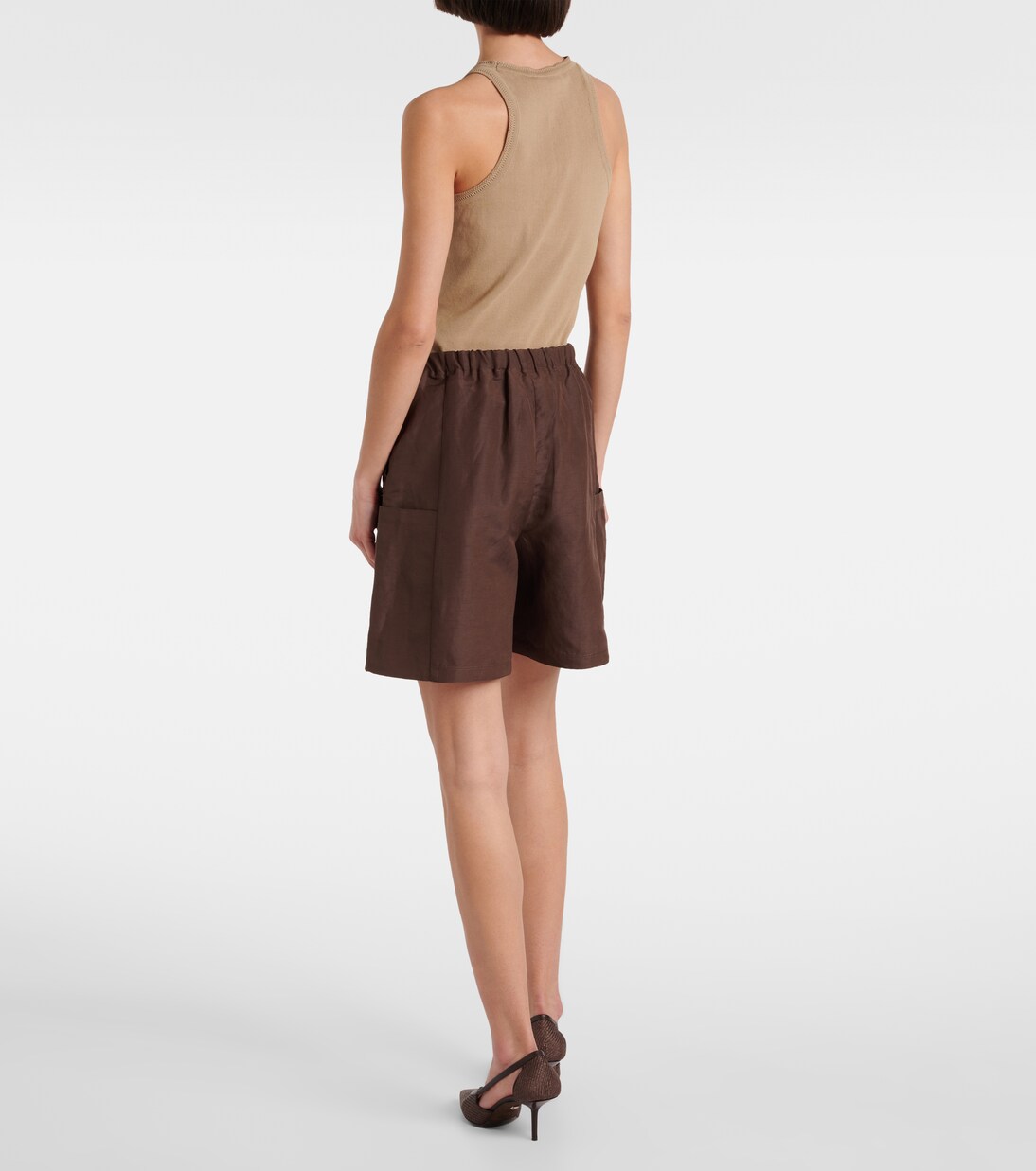 Short Quebec en lin et soie | Max Mara