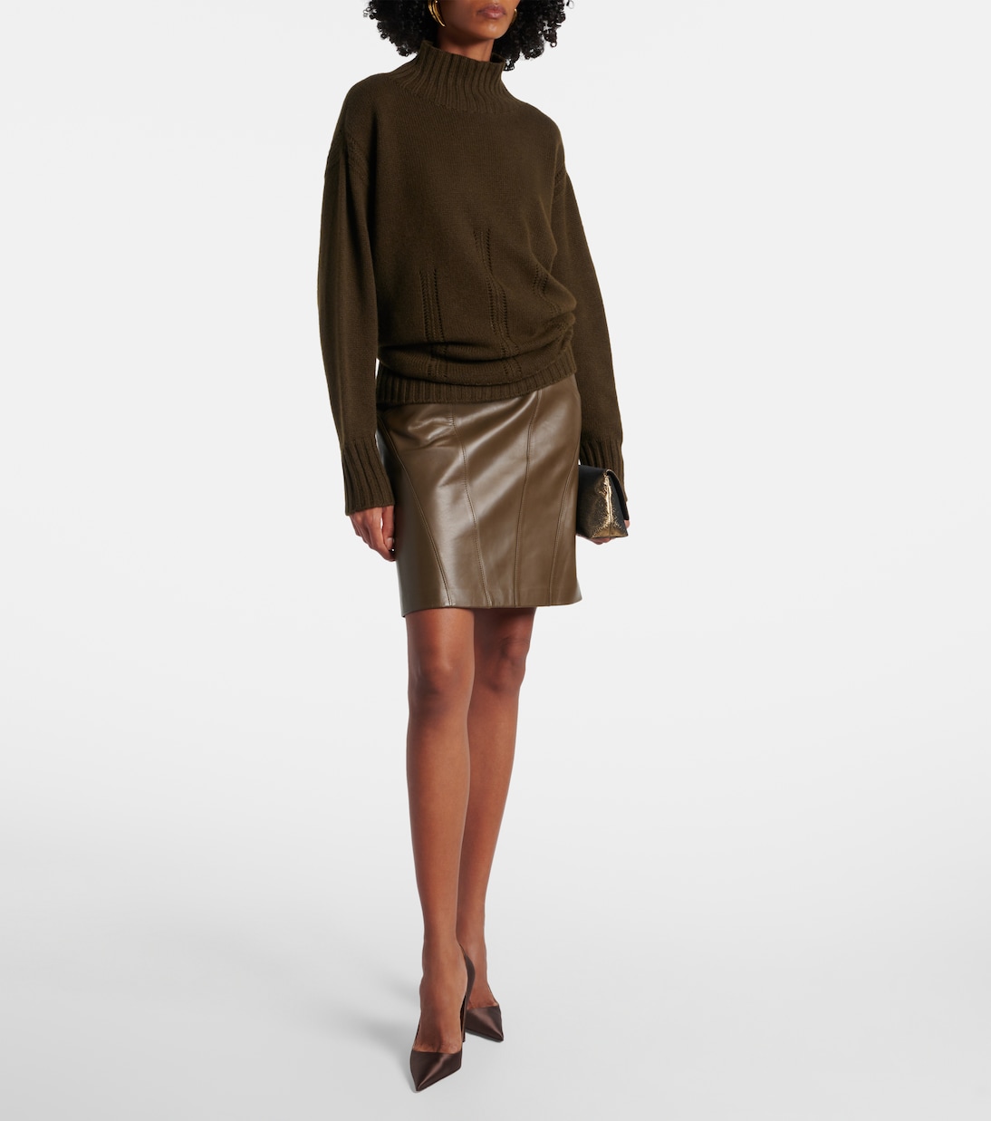 Waffle-knit cashmere and cotton sweater | Tom Ford