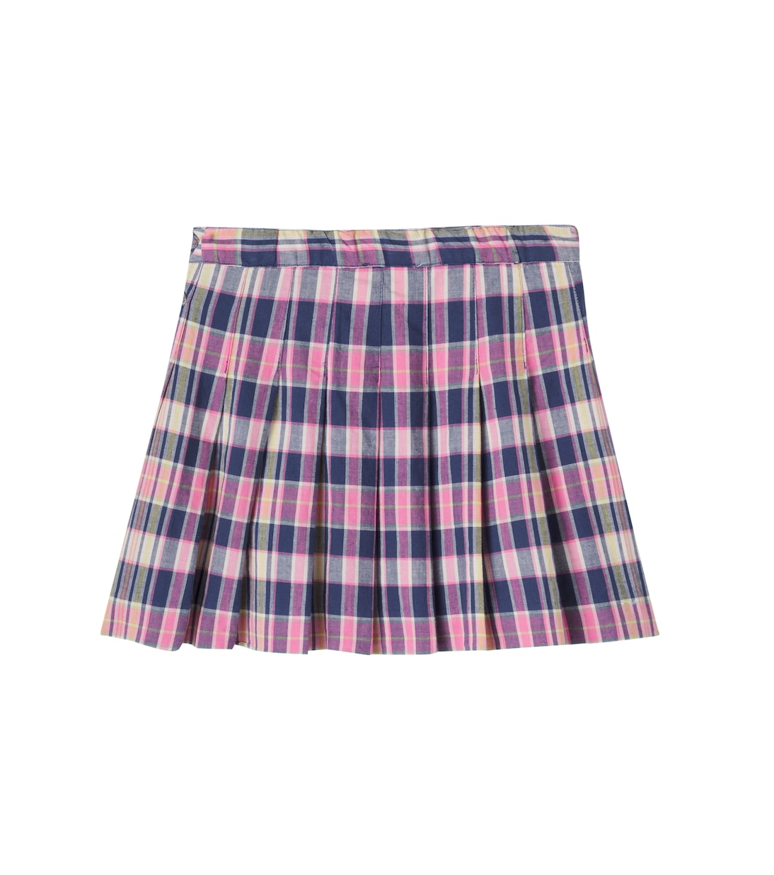 Falda de algodón plisada a cuadros | Polo Ralph Lauren Kids