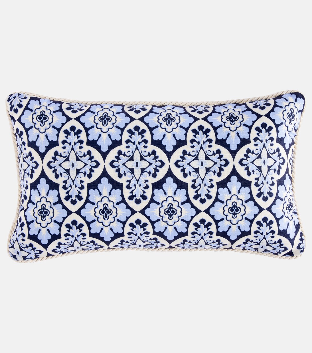 Palazzo Blue cotton cushion | La DoubleJ