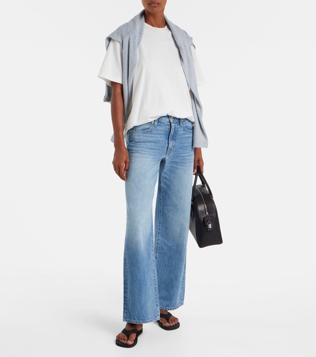 Mid-Rise Wide-Leg Jeans Selena | Slvrlake