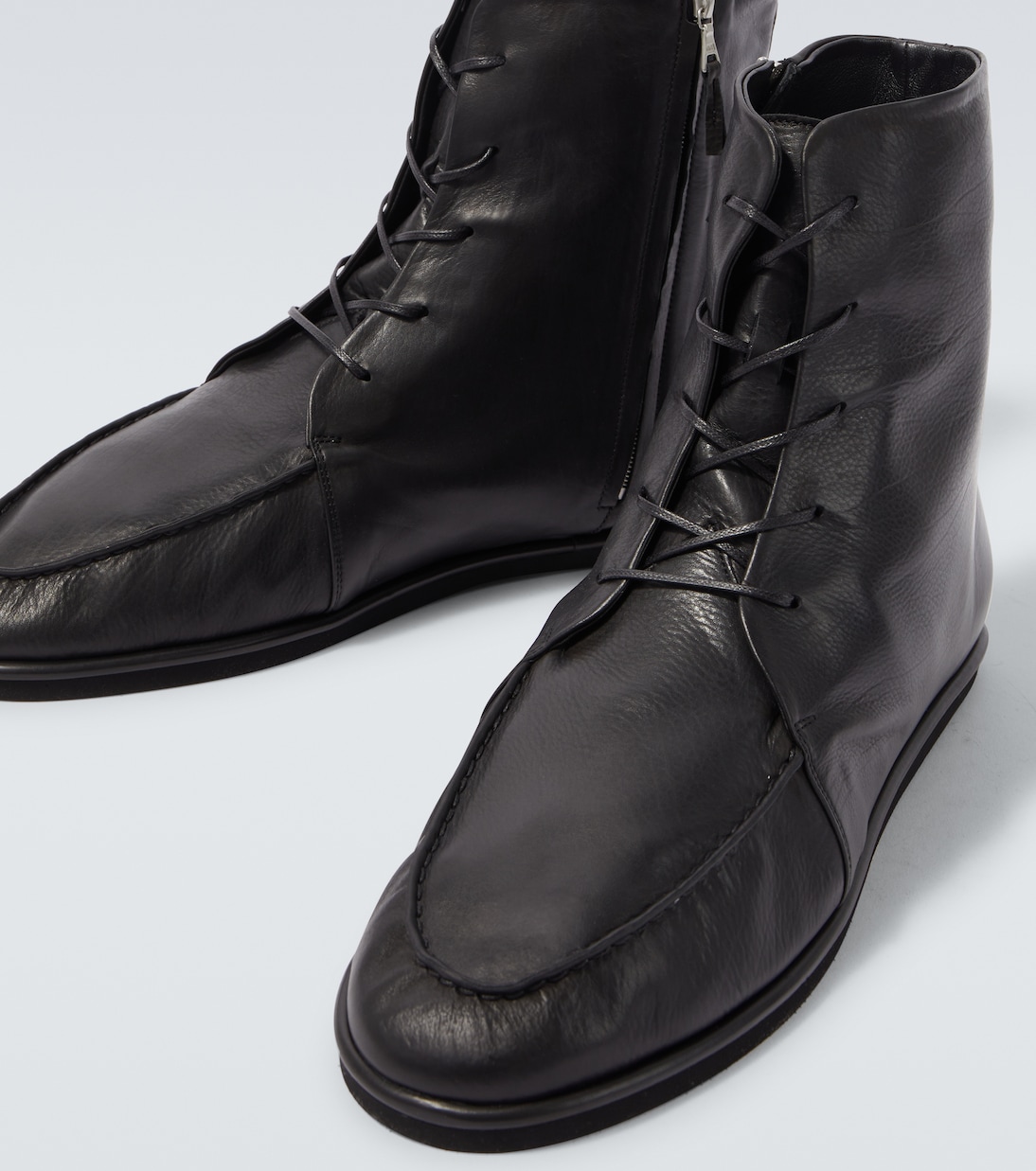 Schnürstiefel aus Leder | Auralee