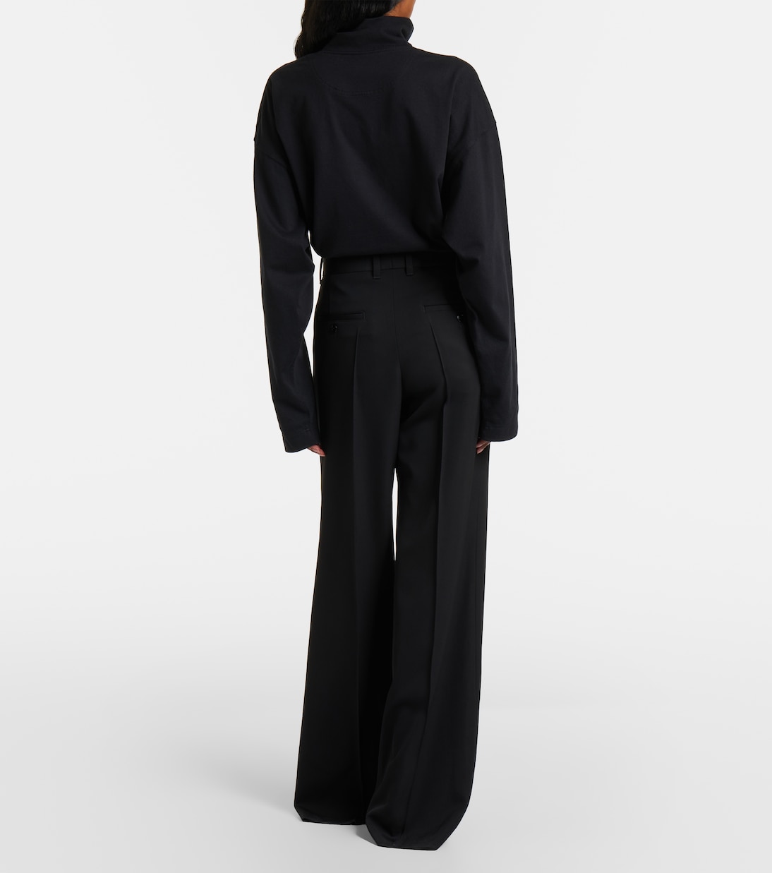 Mid-rise wide-leg pants | Phoebe Philo