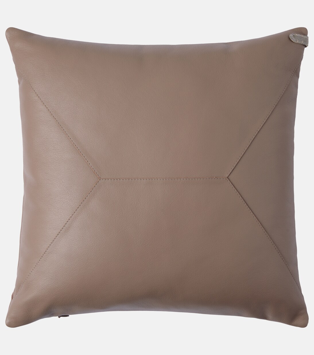 Cuscino Monili in pelle | Brunello Cucinelli