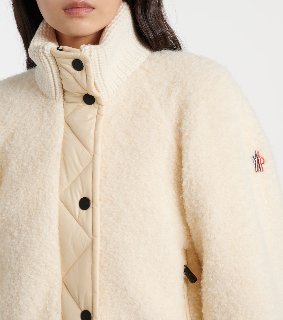 Ayles virgin wool-trimmed down jacket | Moncler Grenoble
