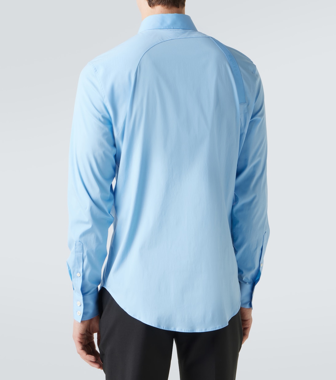 Cotton-blend poplin shirt | McQueen