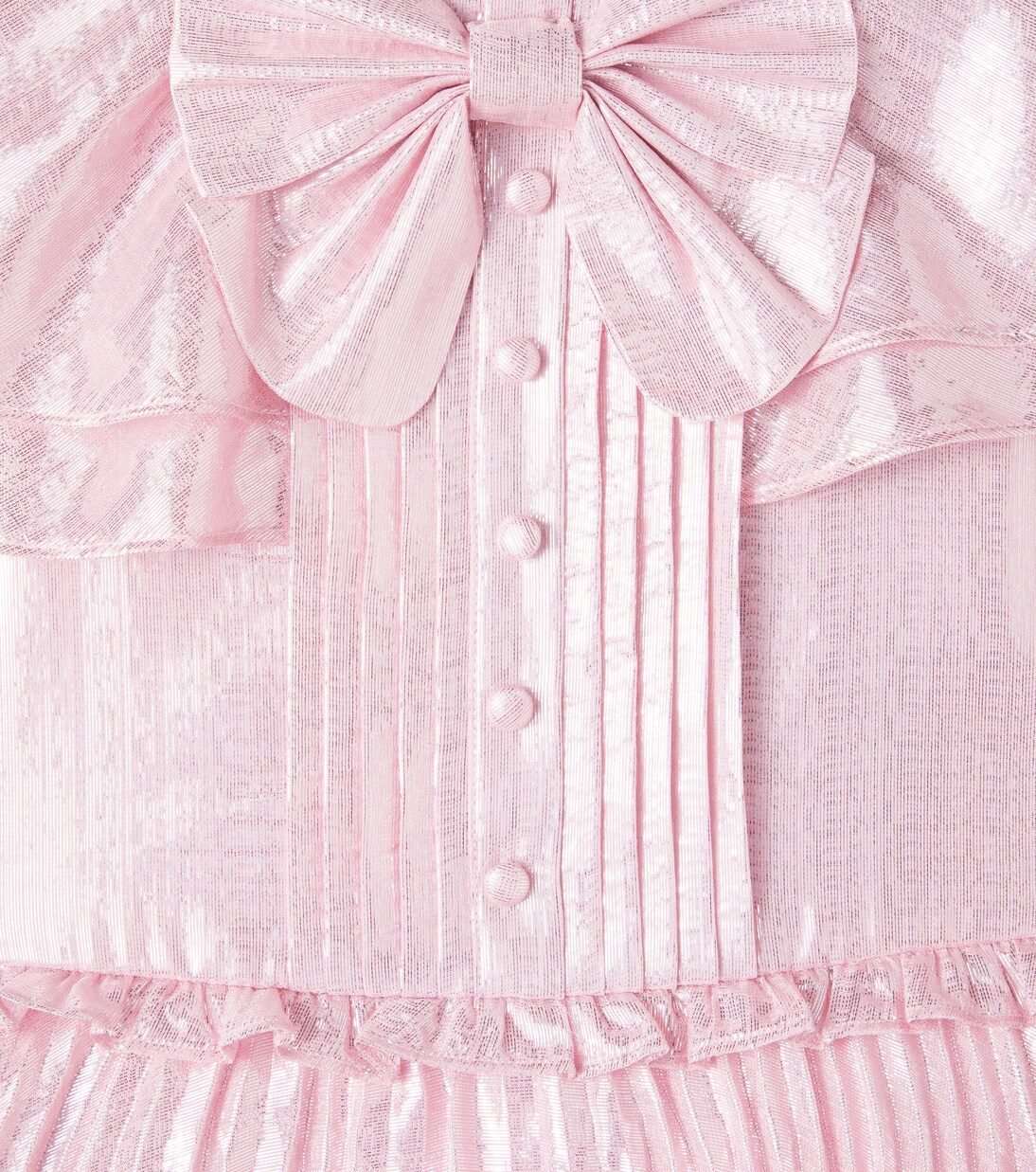 Tiered silk-blend dress | Self-Portrait Kids