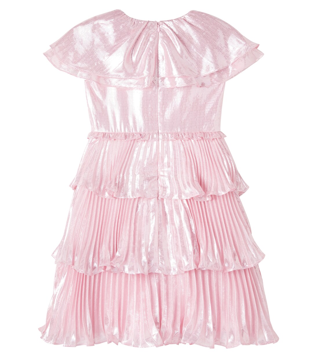 Tiered silk-blend dress | Self-Portrait Kids