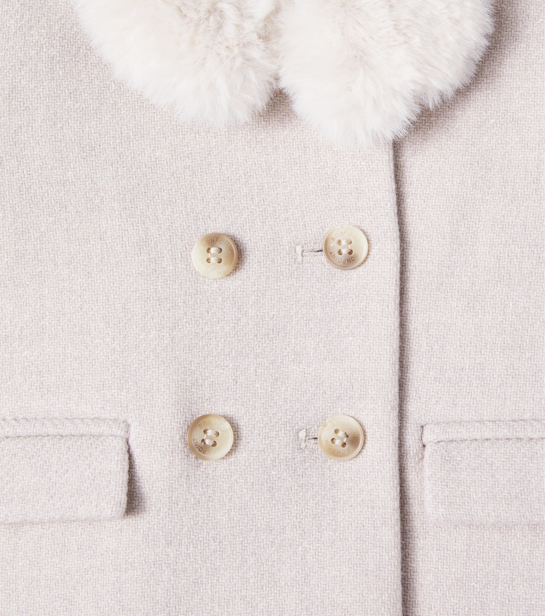 Baby Moka wool-blend coat | Bonpoint