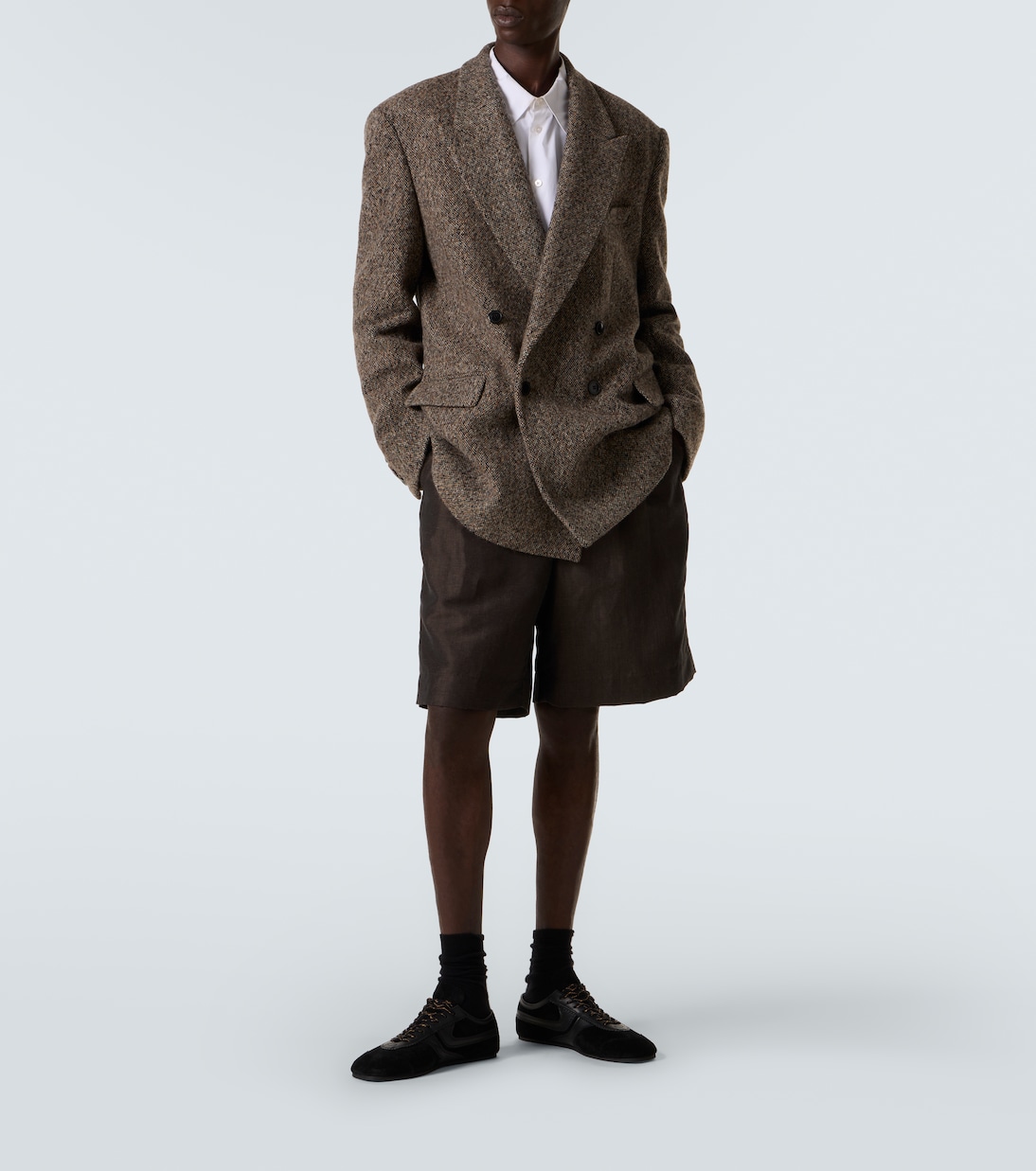 Sneakers aus Veloursleder und Leder | Dries Van Noten