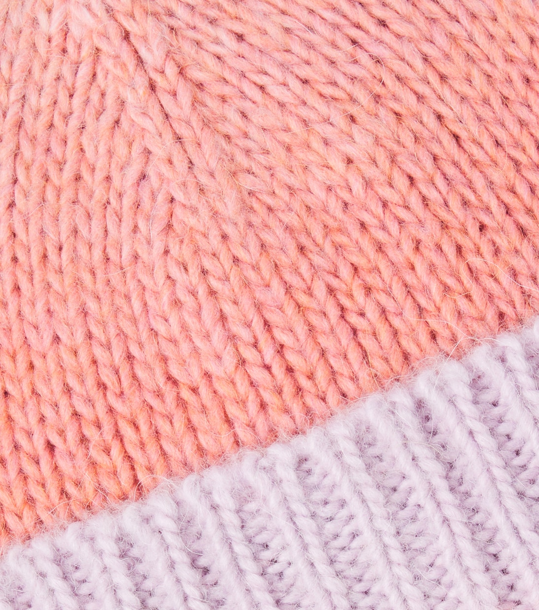 Berretto in maglia a coste color-block | Il Gufo