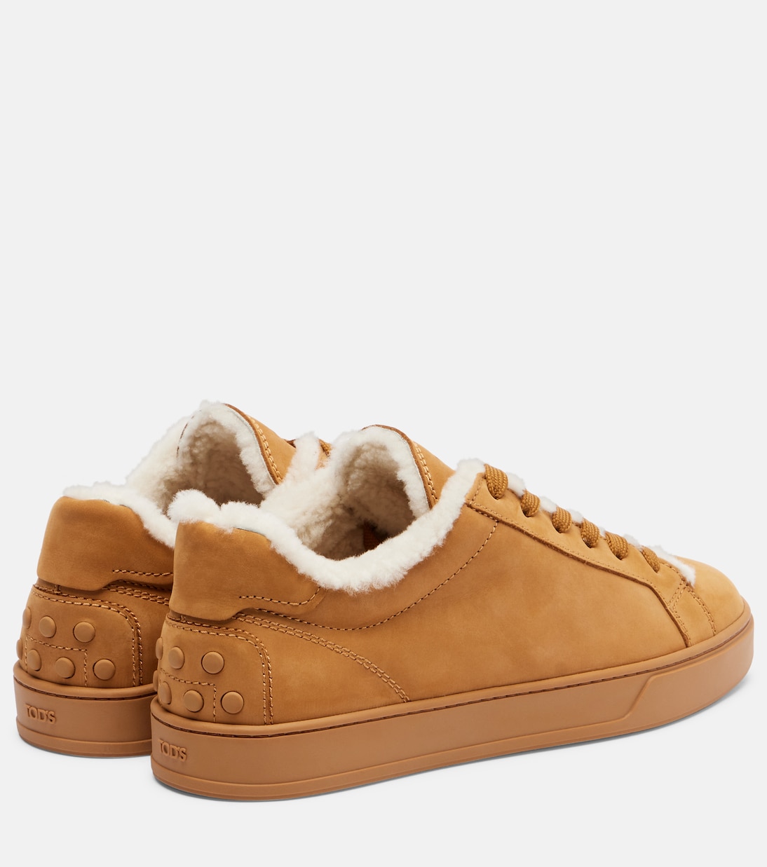 Classic shearling-lined suede sneakers | Tod's