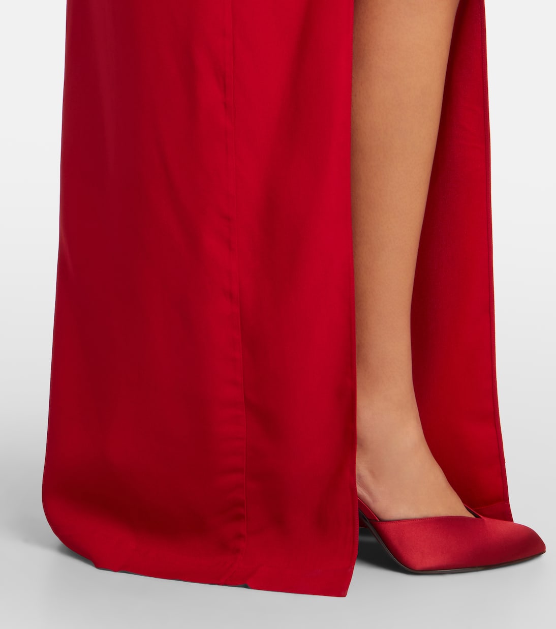 Brooks scarf-detail crêpe maxi dress | Taller Marmo