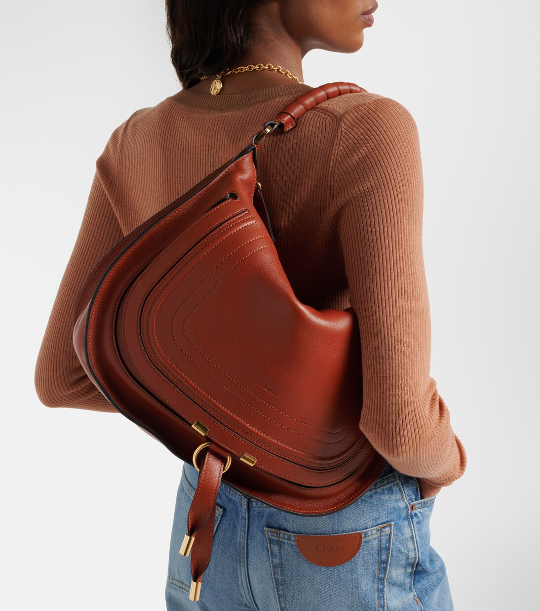 Marcie Small leather shoulder bag | Chloé