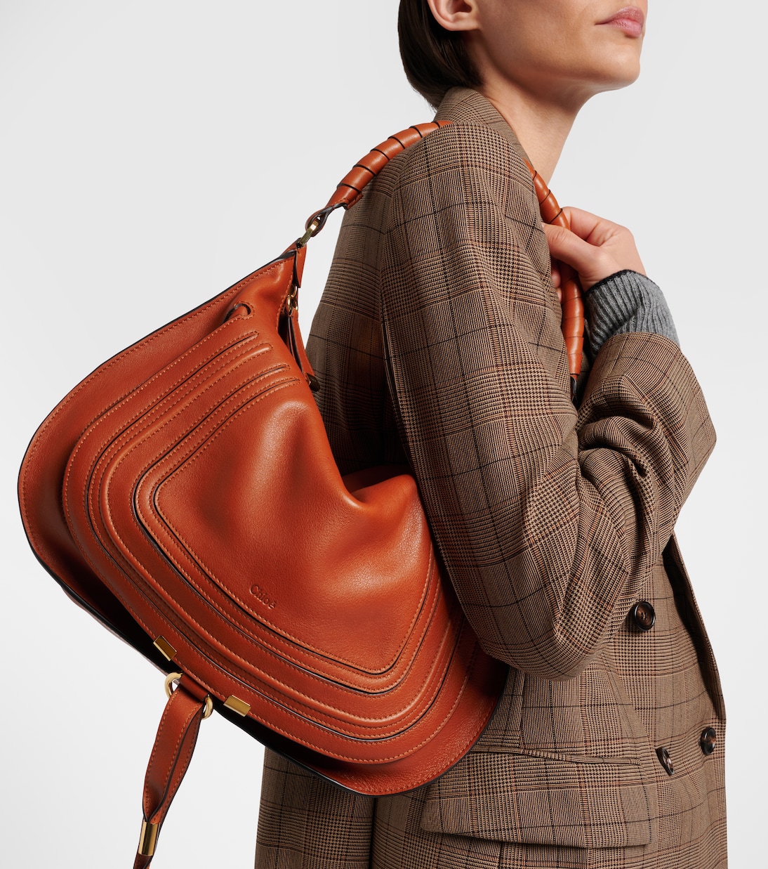 Marcie Medium leather shoulder bag | Chloé