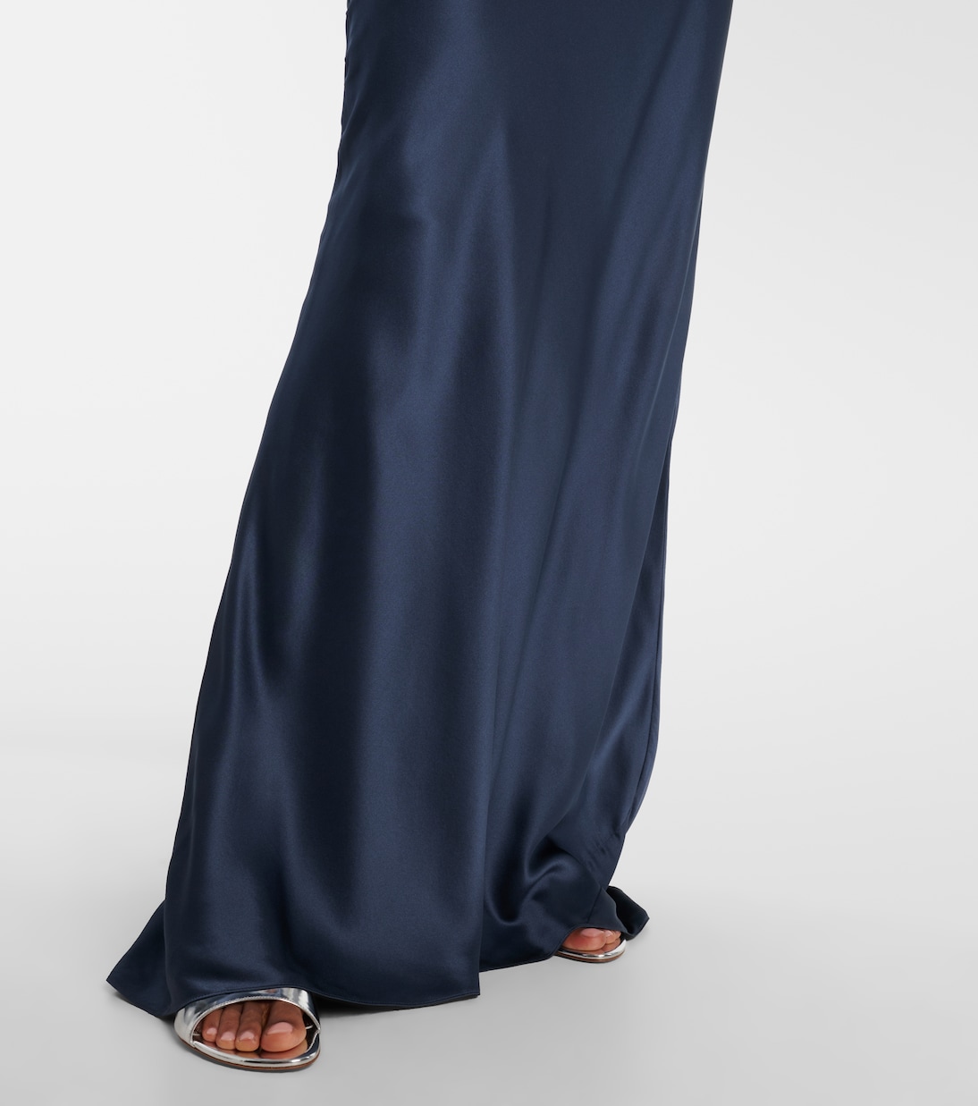 Maxikleid aus Seidensatin | The Sei