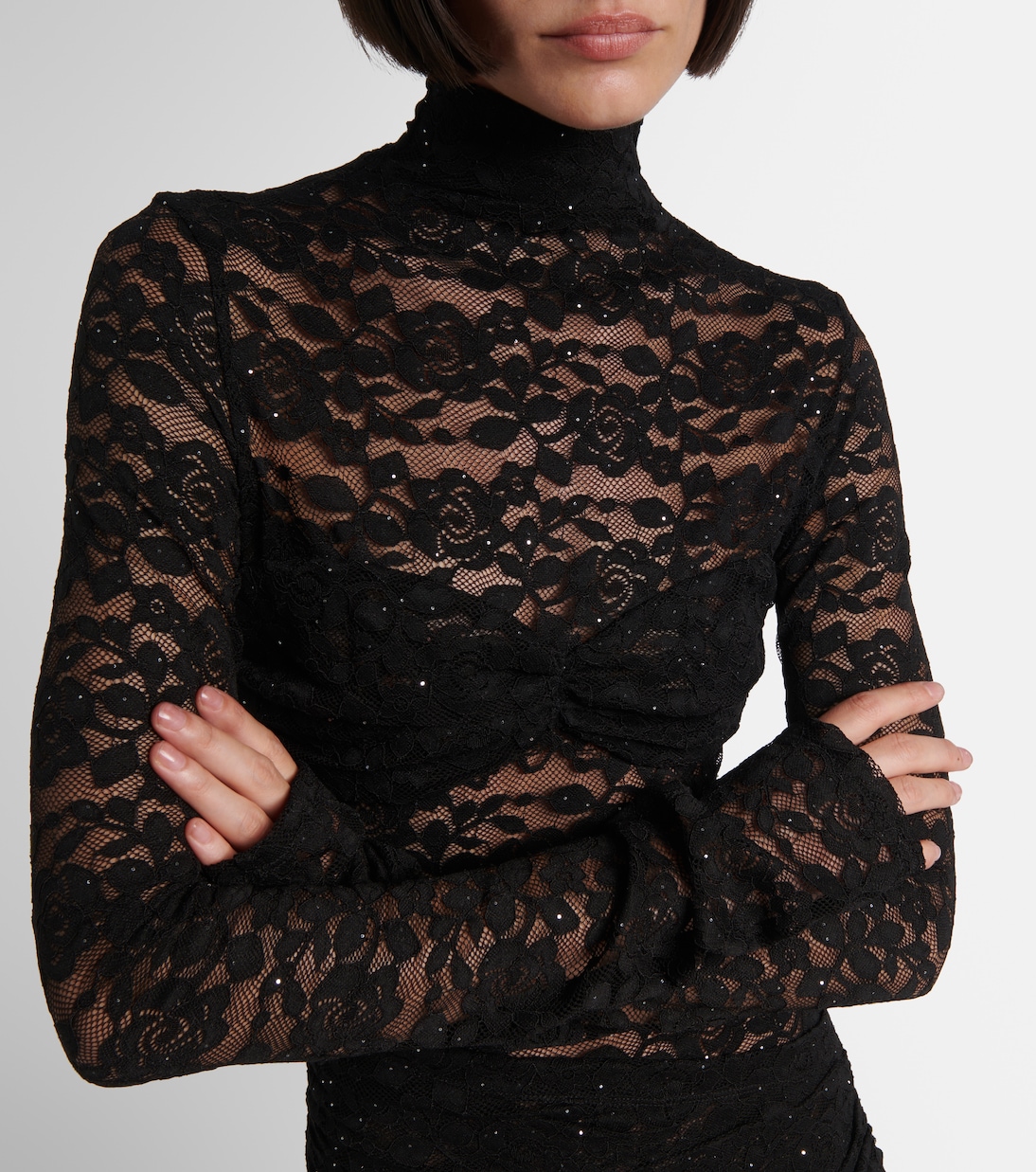 Francisca floral lace maxi dress | Bananhot