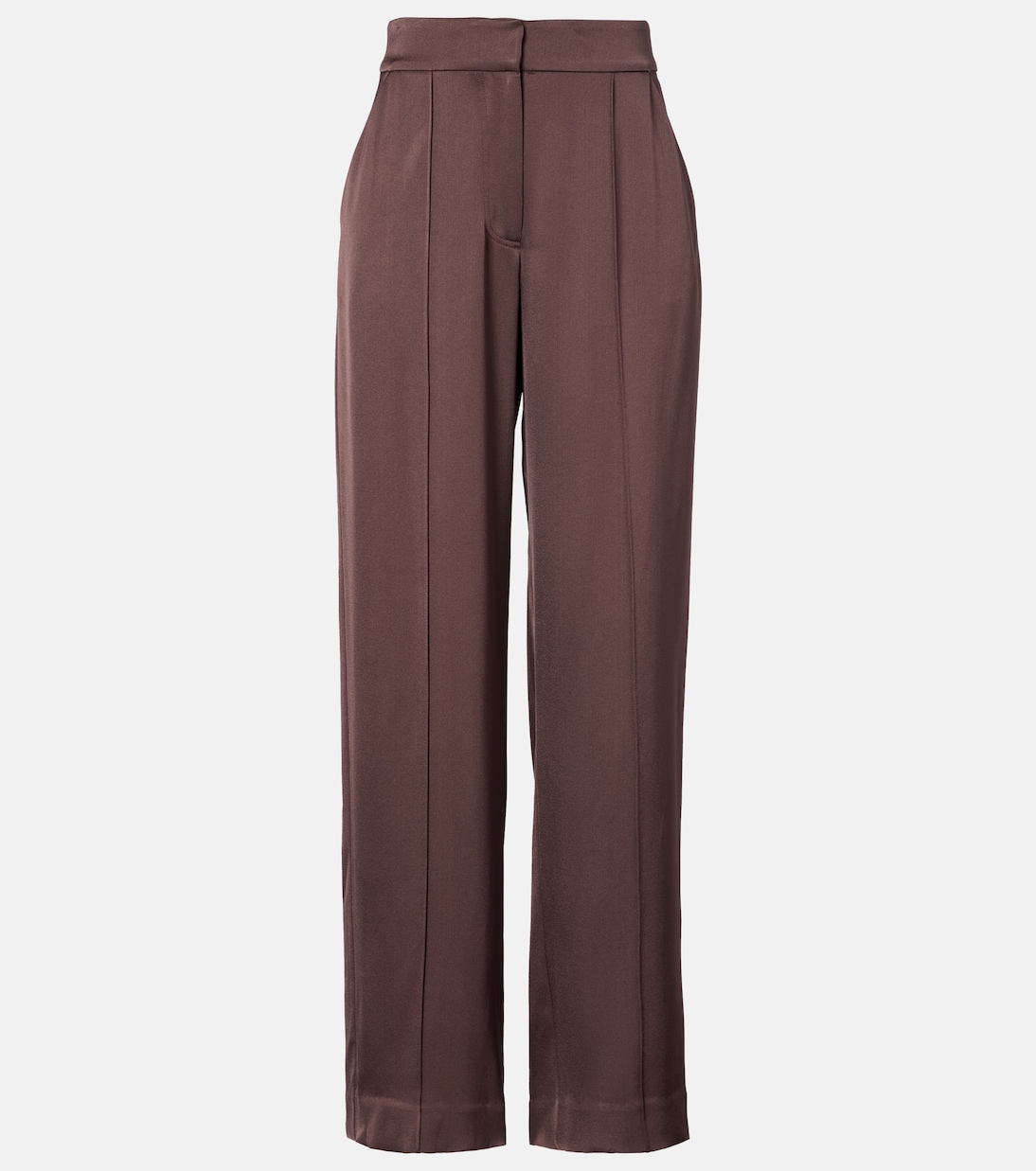 Weite High-Rise-Hose Kyra aus Satin | Simkhai