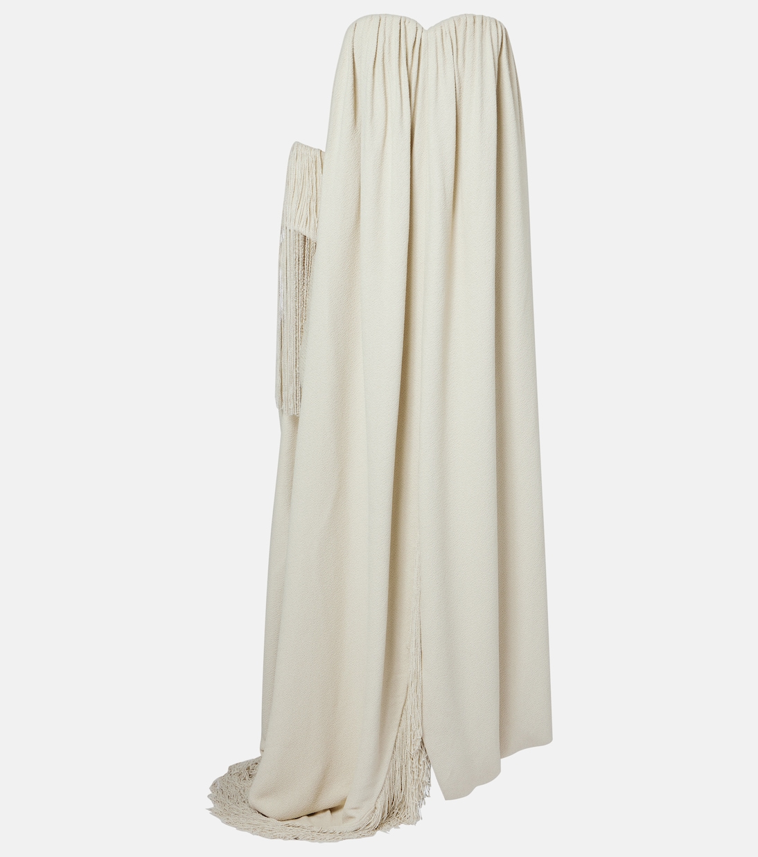 Vicky fringed gathered gown | Calvin Klein Collection