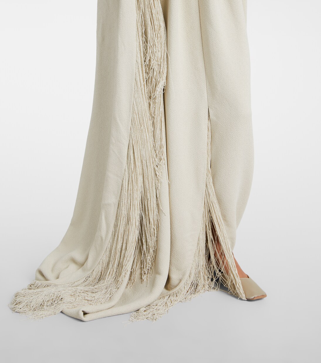Vicky fringed gathered gown | Calvin Klein Collection