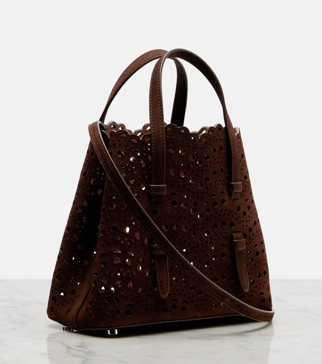Mina 20 New Vienne leather tote bag | Alaïa