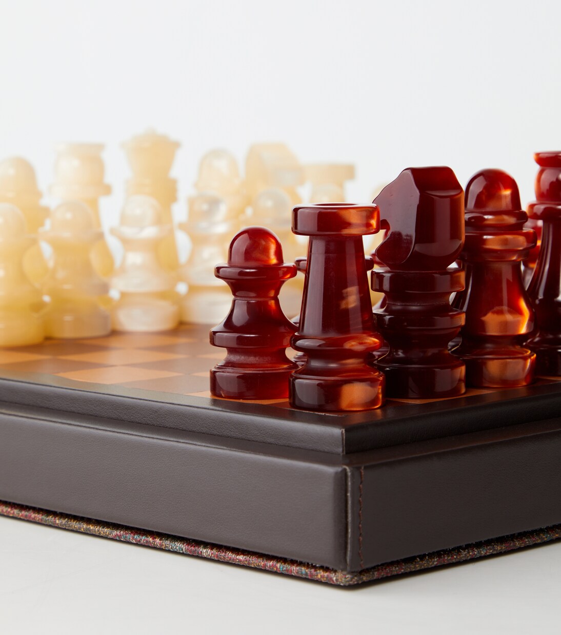 Arnica leather chess set | Etro