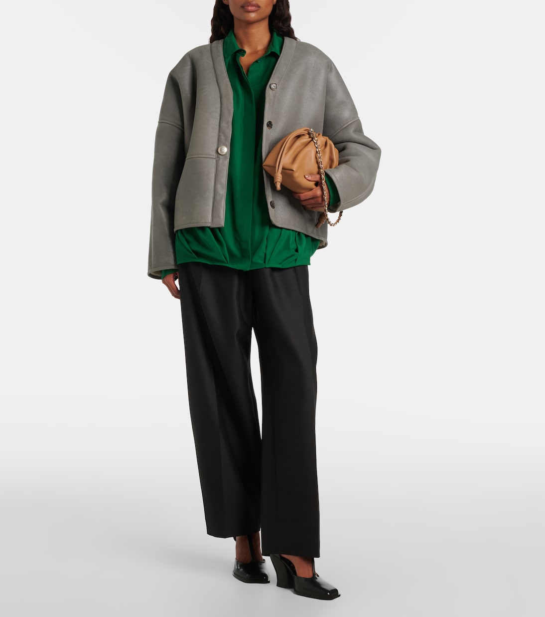 Flamenco Medium leather shoulder bag | Loewe