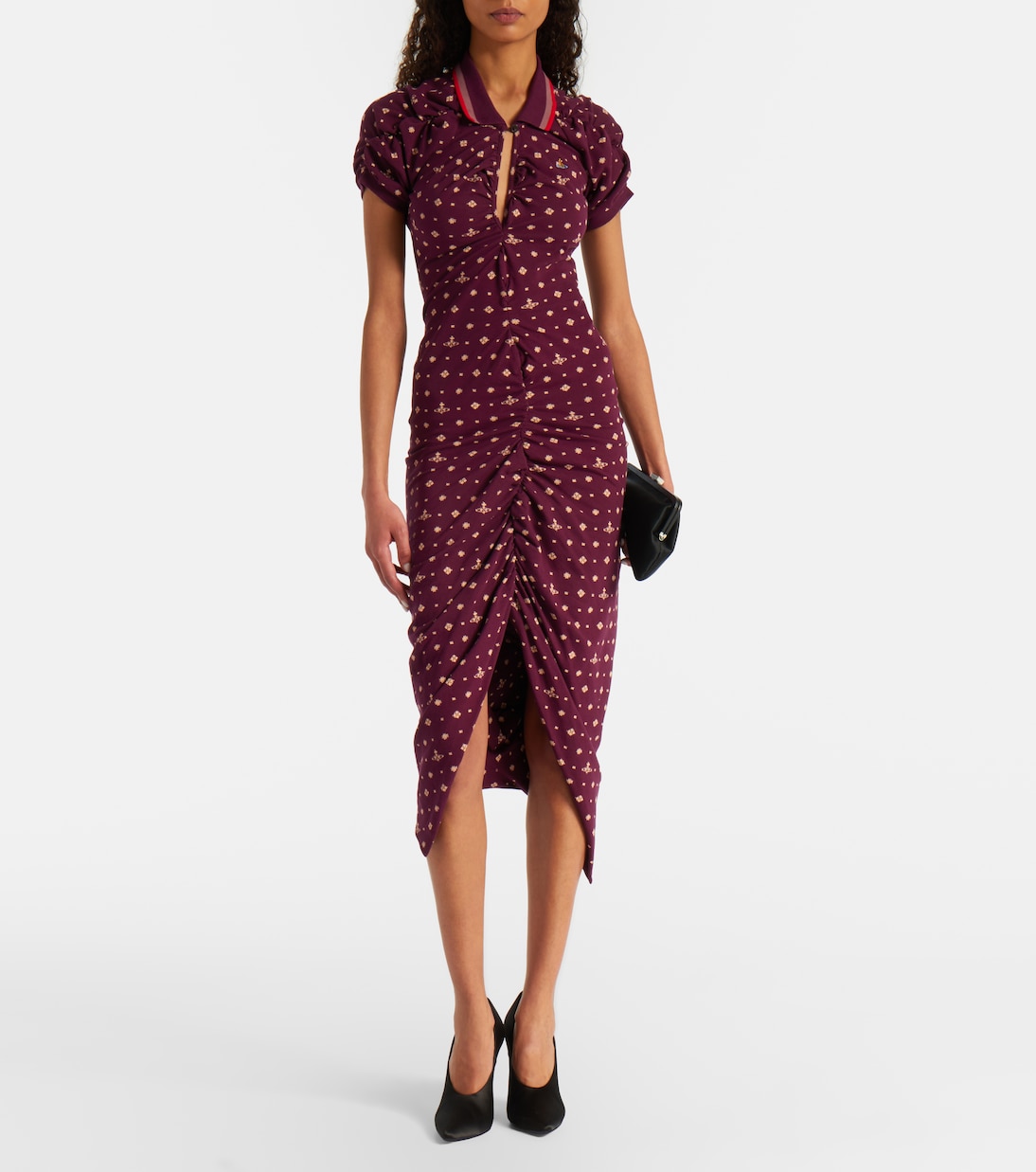 Bedrucktes Midikleid Pulling aus Baumwolle | Vivienne Westwood