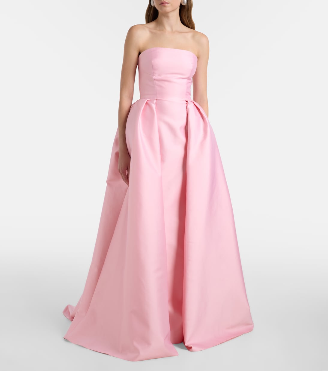 Strapless bustier gown | Monique Lhuillier