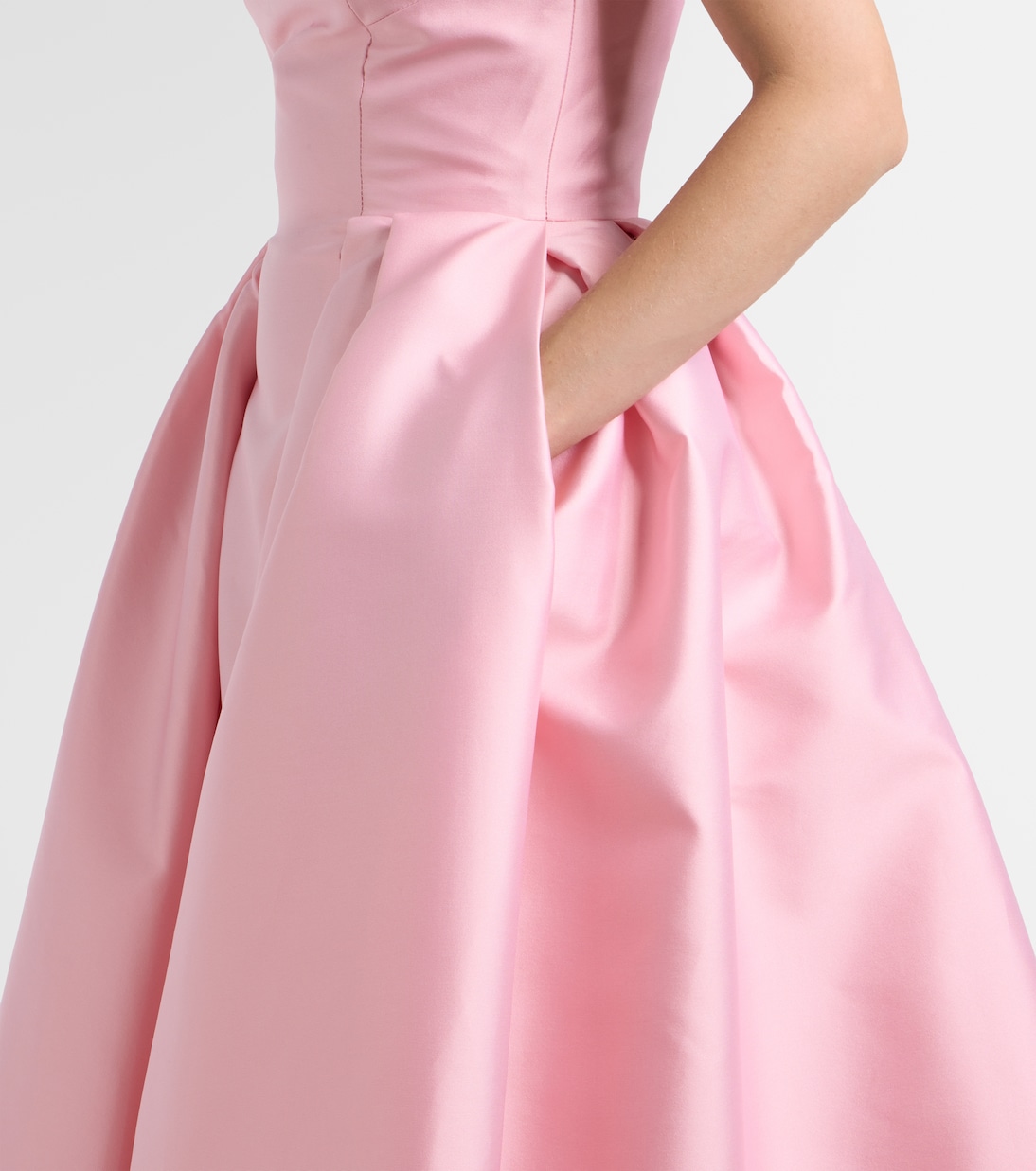 Strapless bustier gown | Monique Lhuillier