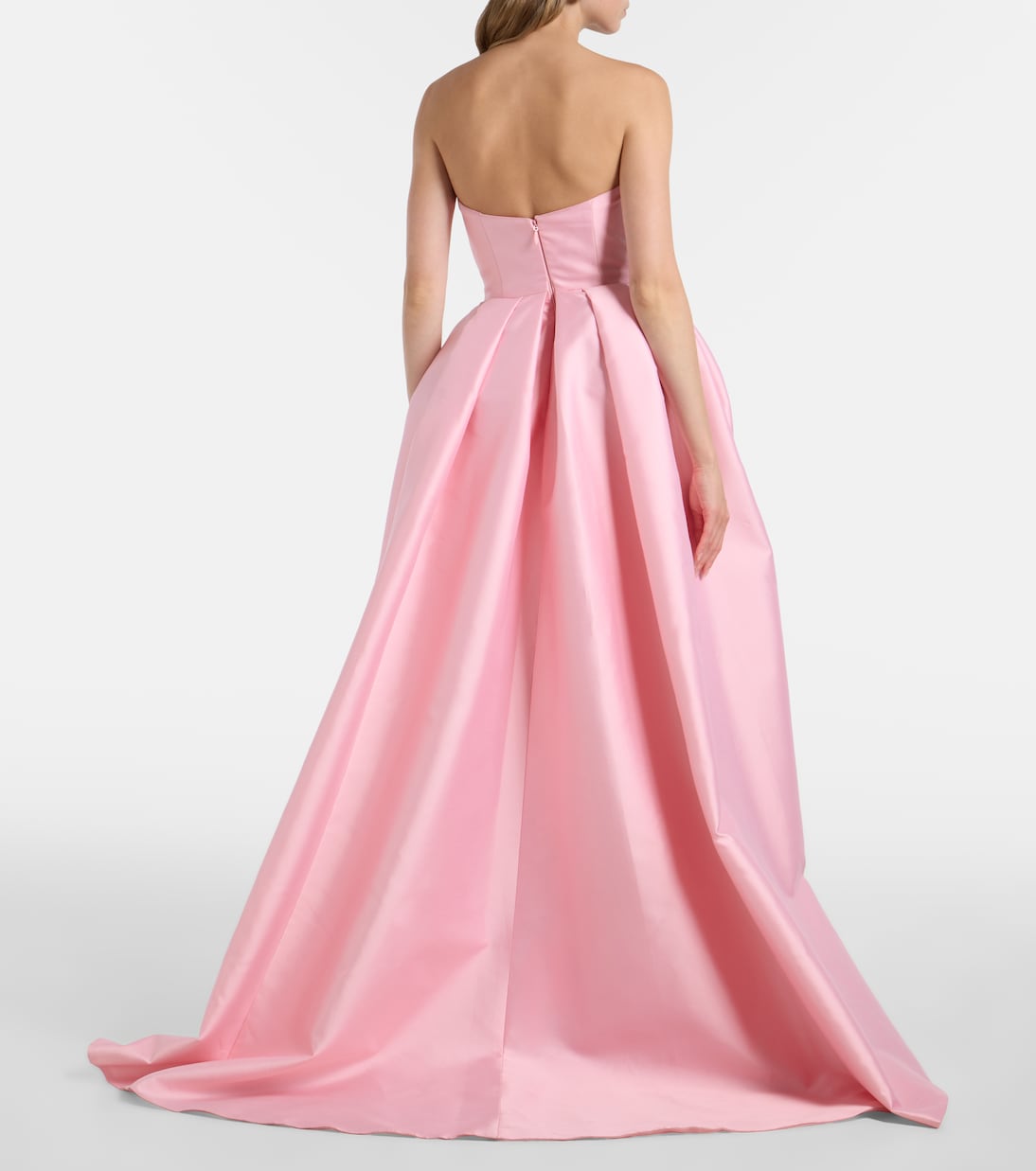 Strapless bustier gown | Monique Lhuillier