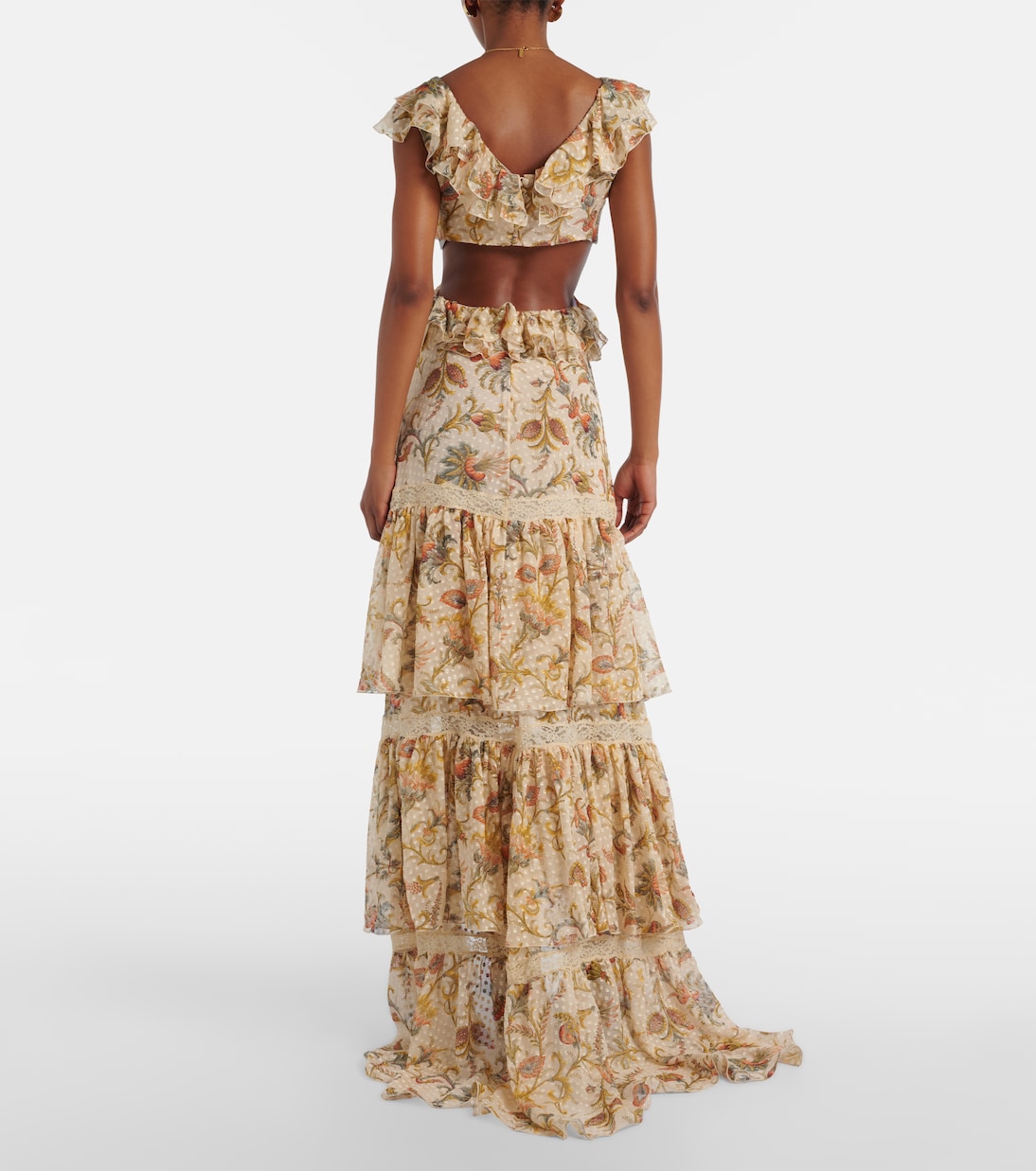 Robe longue en soie mélangée | Etro