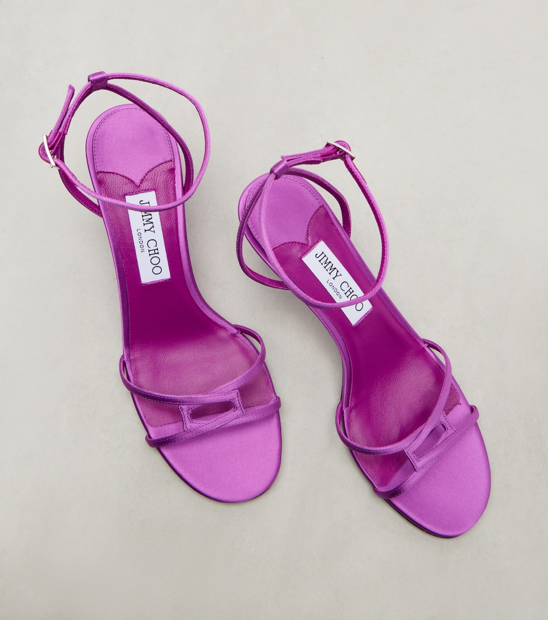 1998 Leo satin sandals | Jimmy Choo