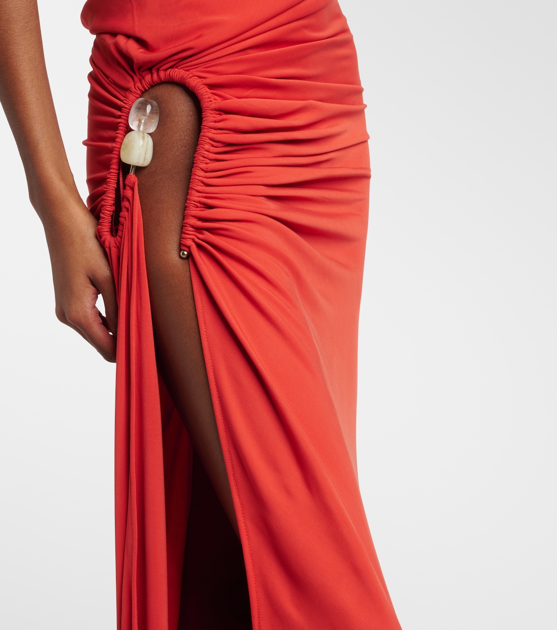 Robe longue asymétrique | Christopher Esber
