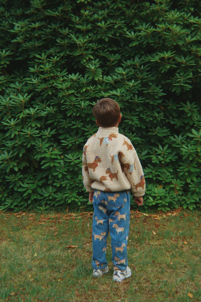 Bedruckte Jacke Jody aus Teddyfleece | Konges Sløjd