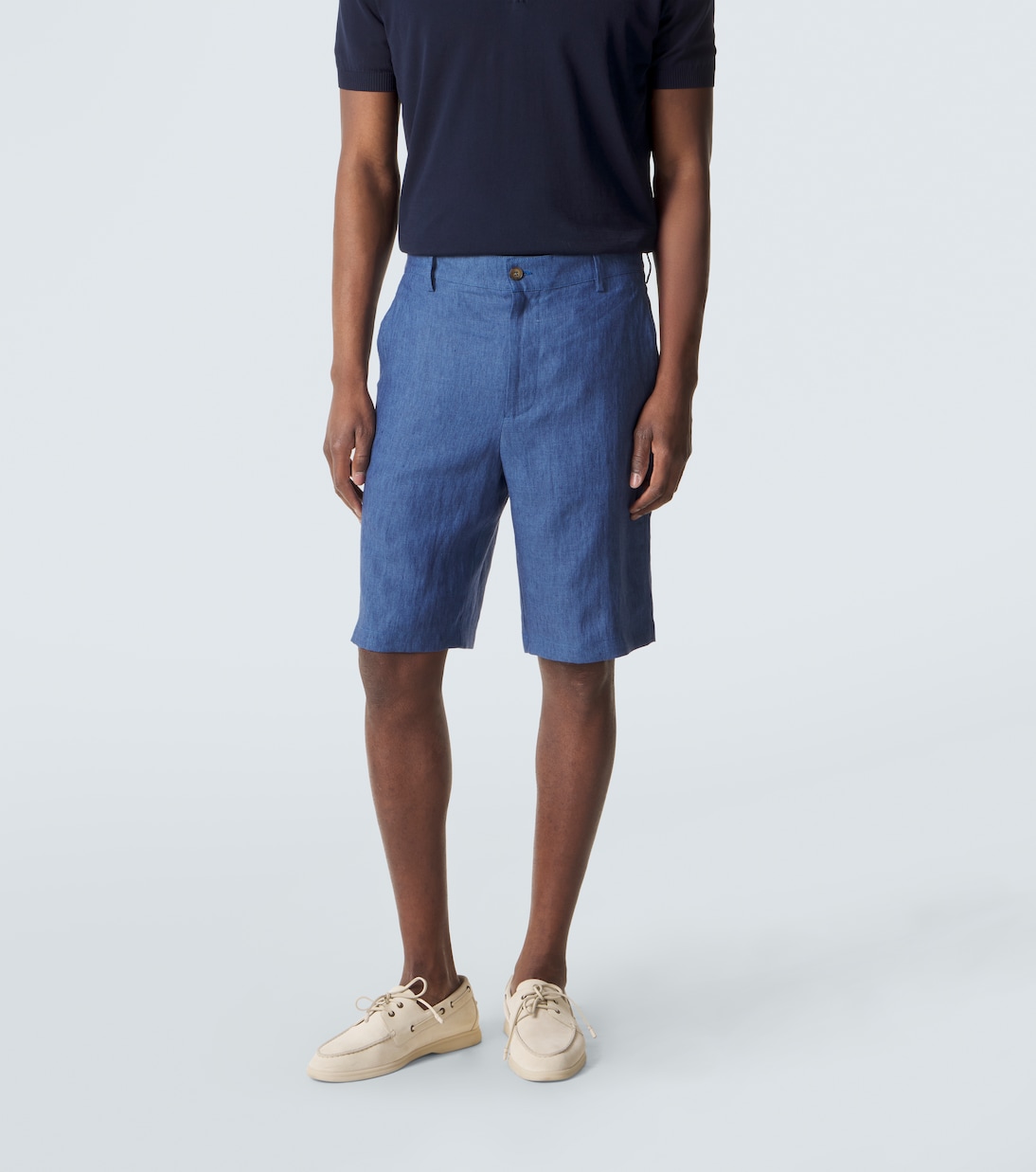 Linen Bermuda shorts | Canali