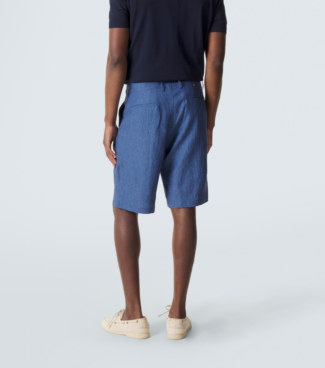 Linen Bermuda shorts | Canali