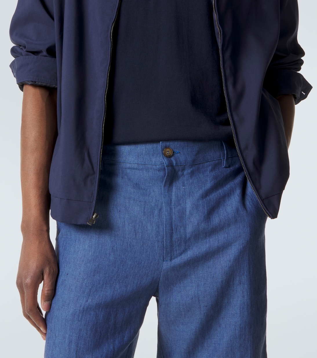 Linen Bermuda shorts | Canali