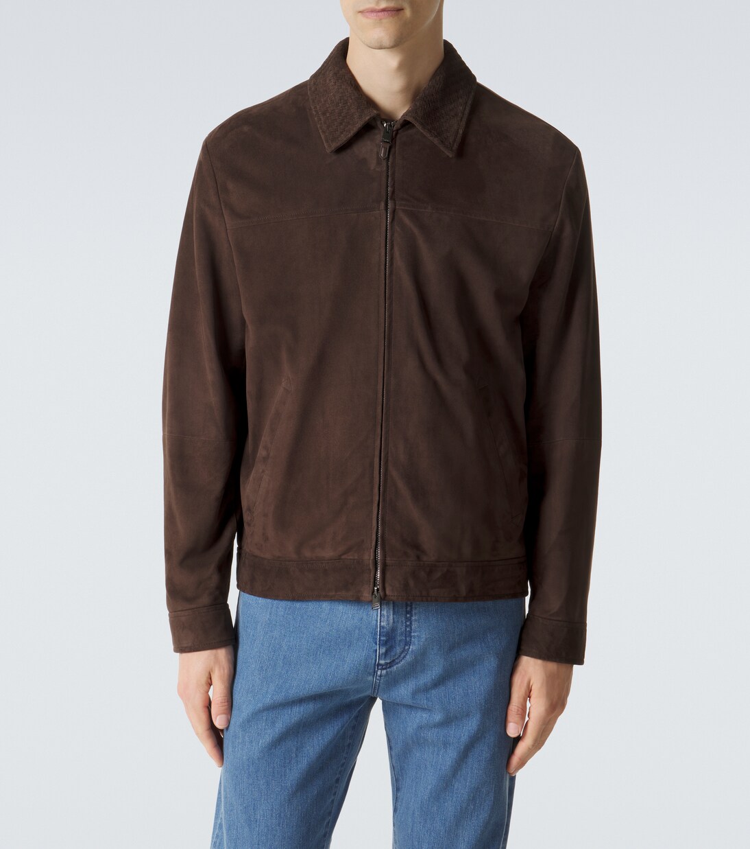 Suede blouson jacket | Canali