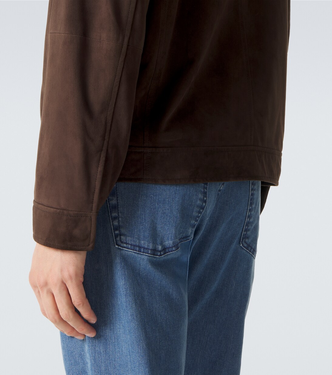 Suede blouson jacket | Canali