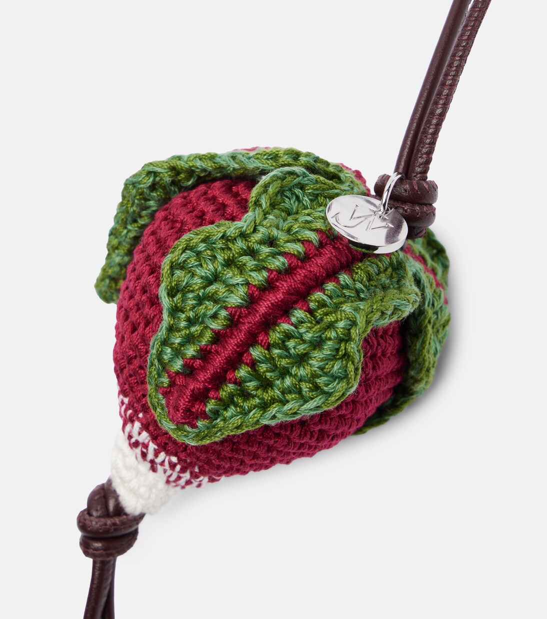 Radish knitted bag charm | JW Anderson