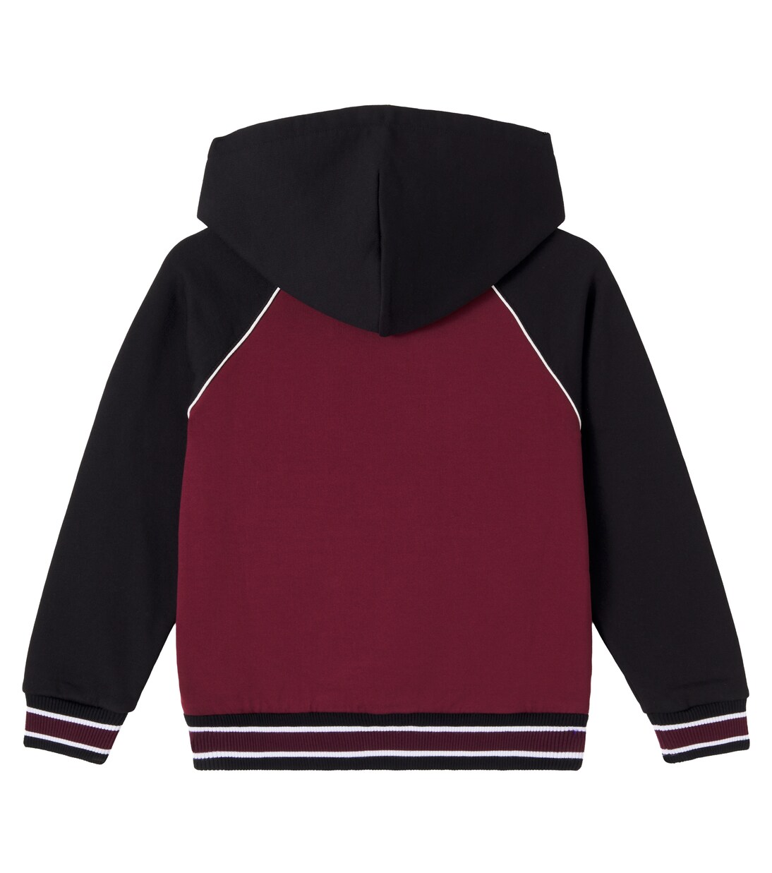 Embroidered logo cotton hoodie | Dolce&Gabbana Kids
