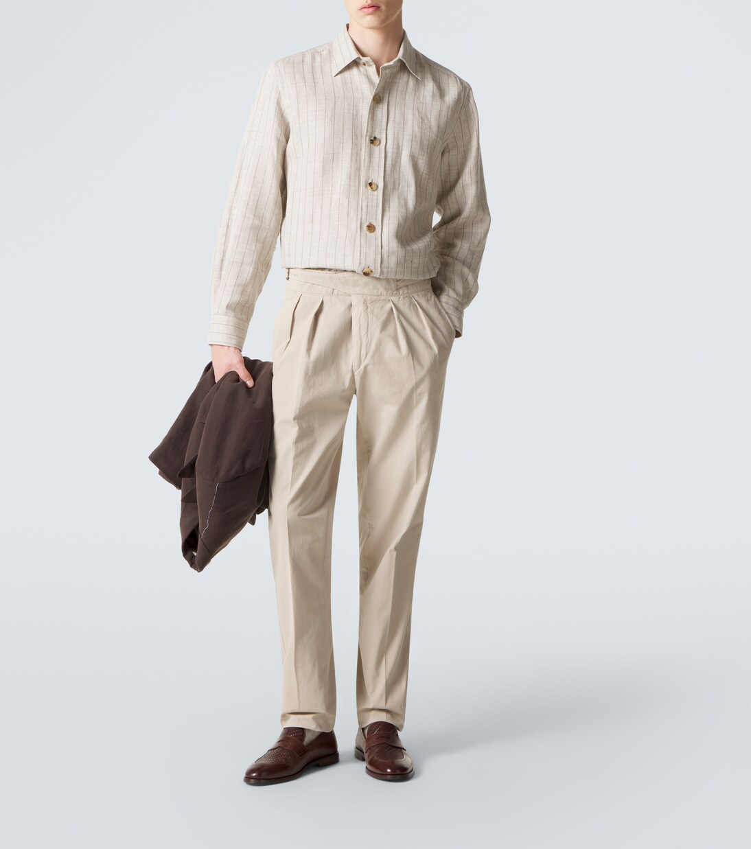 Hose Manny aus Baumwoll-Twill | Rubinacci