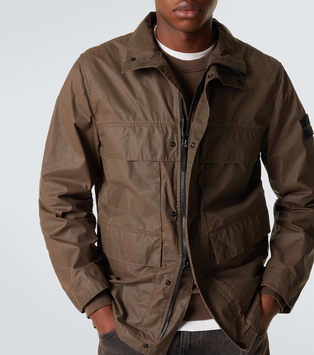Chaqueta utilitaria con capucha | Stone Island